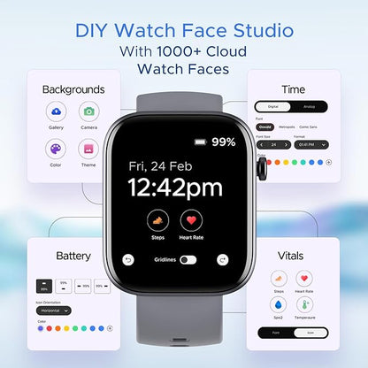 Boat Storm Call 2 Smart Watch - 1 Year Warranty