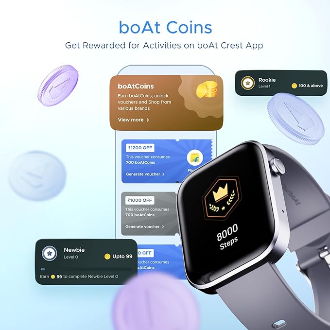 Boat Storm Call 2 Smart Watch - 1 Year Warranty