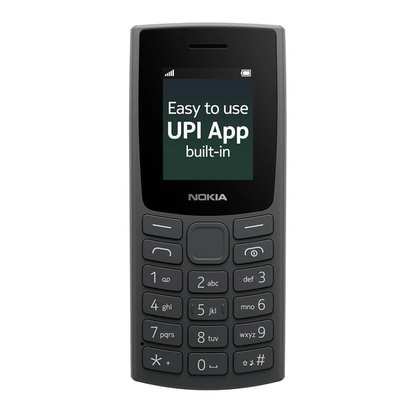 Nokia 105 Dual SIM, Keypad Mobile Phone with Wireless FM Radio  (Charcoal)